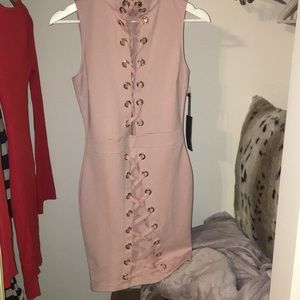 Forever 21 blush pink bodycon dress
